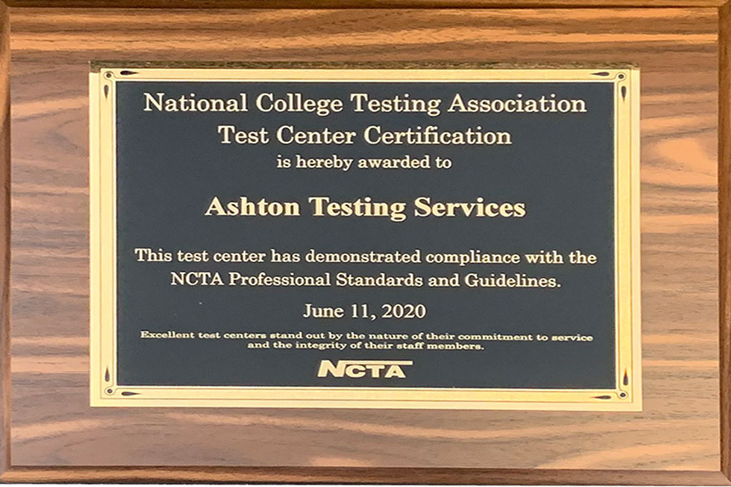 Ashton Testing Services Earns National Recognition!